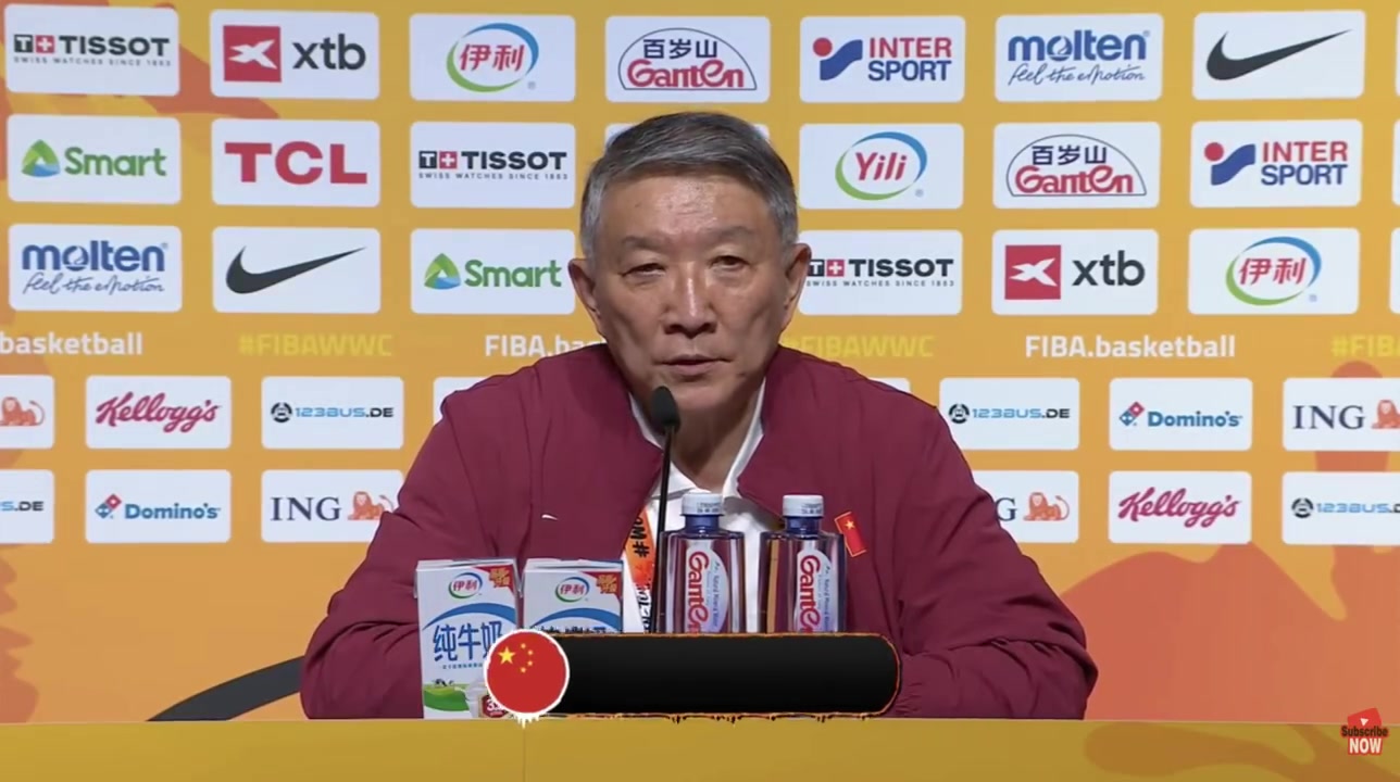 宫鲁鸣：今天是球队打出最好的一场比赛 希望中国女篮不断提高
